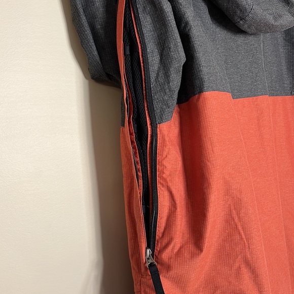 Burton Chittagong Dry Ride Jacket Mens Small Grey Orange - Picture 9 of 14